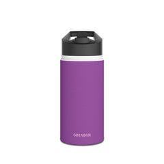 Lovely Lavender - Stainless Steel Water Bottle, Standard Lid