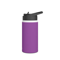 Lovely Lavender - Stainless Steel Water Bottle, Standard Lid