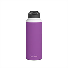 Lovely Lavender - Stainless Steel Water Bottle, Standard Lid