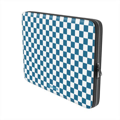 Blue Tide Checks - Laptop Sleeve
