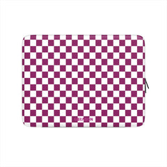 Crimson Berry Checks - Laptop Sleeve