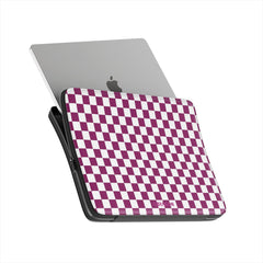 Crimson Berry Checks - Laptop Sleeve