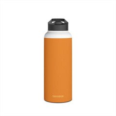 Burnt Orange - Stainless Steel Water Bottle, Standard Lid