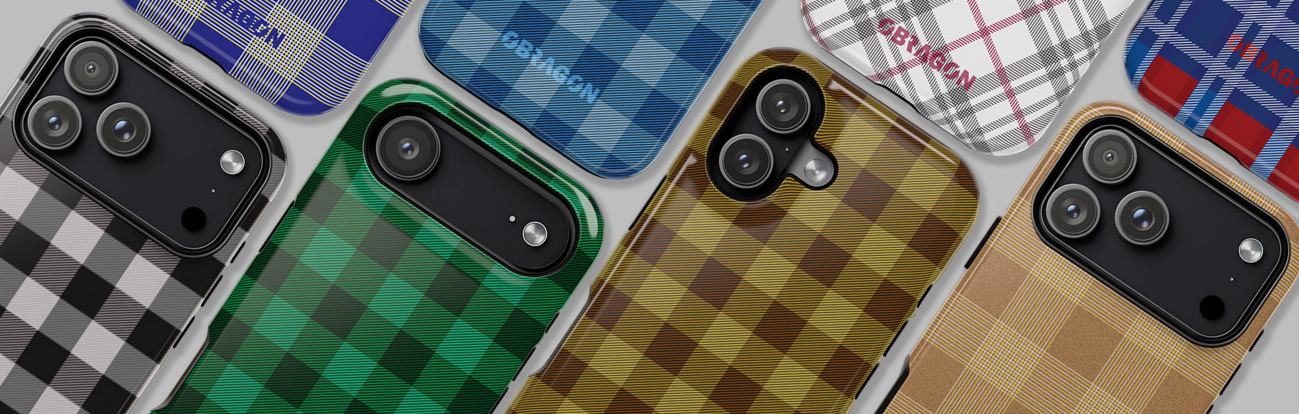 Timeless Plaids Phone Cases | Classic Check Patterns by OBRAGON