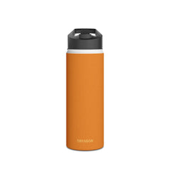 Burnt Orange - Stainless Steel Water Bottle, Standard Lid
