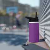 Lovely Lavender | Stainless Steel Water Bottle, Standard Lid