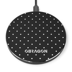 Black Pinpoint Fast Wireless Charging Pad