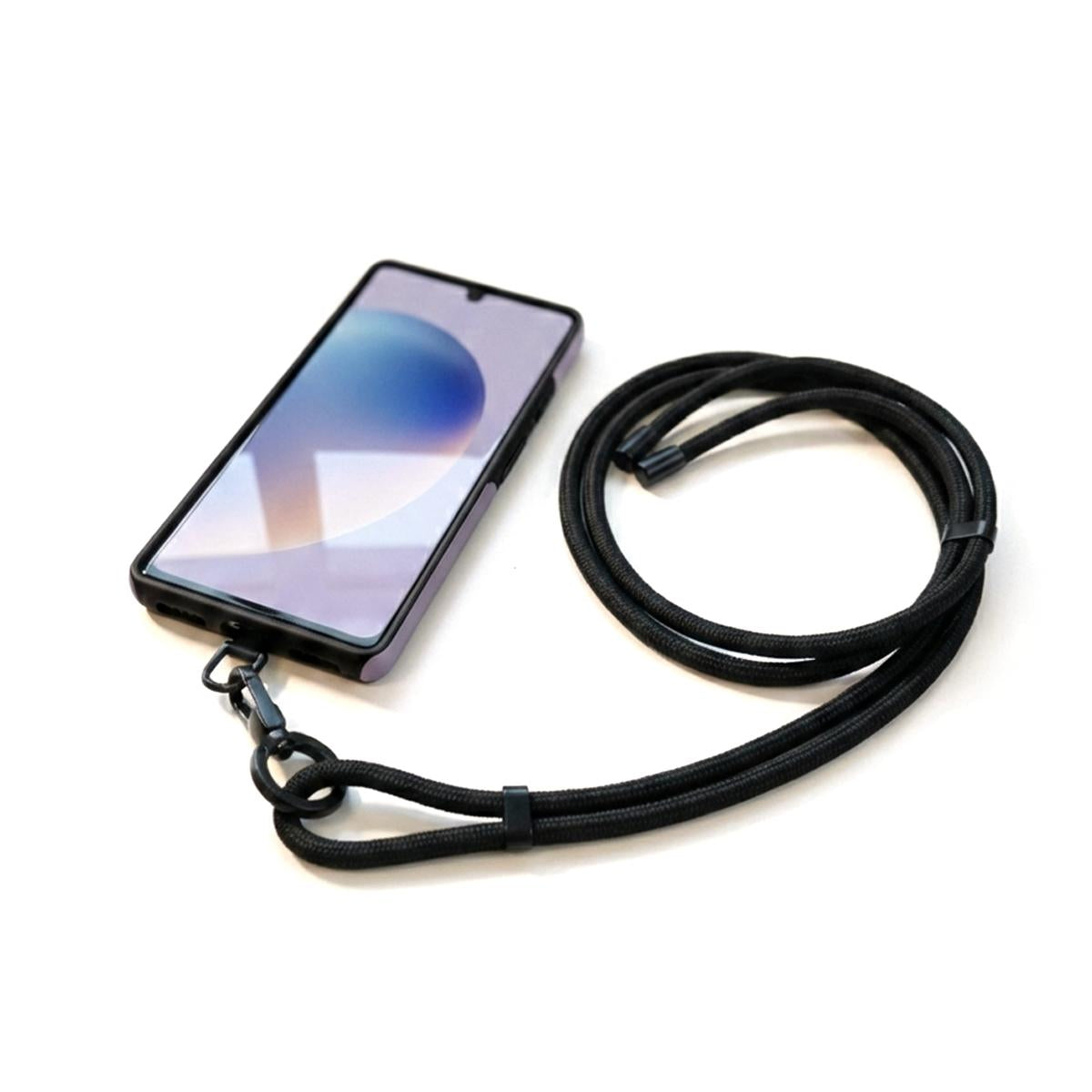 Black Cross-Body Phon Strap