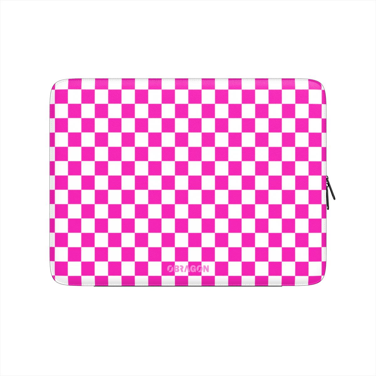 Pink Checks - Laptop Sleeve