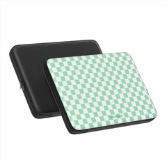 Minty Green Checks - Laptop Sleeve