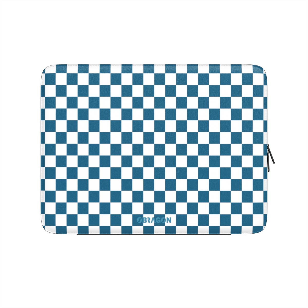 Blue Tide Checks - Laptop Sleeve