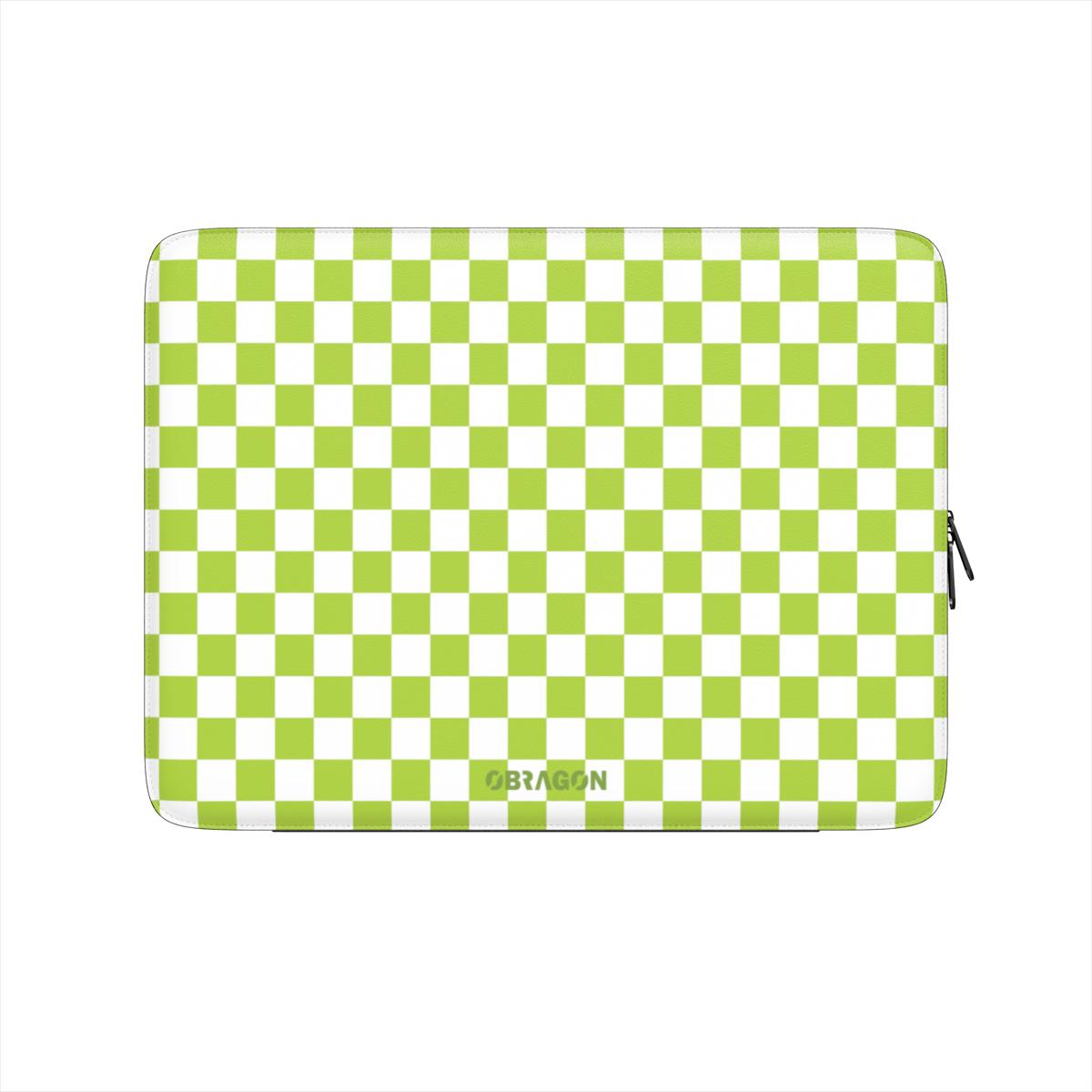 Limeade Checks - Laptop Sleeve