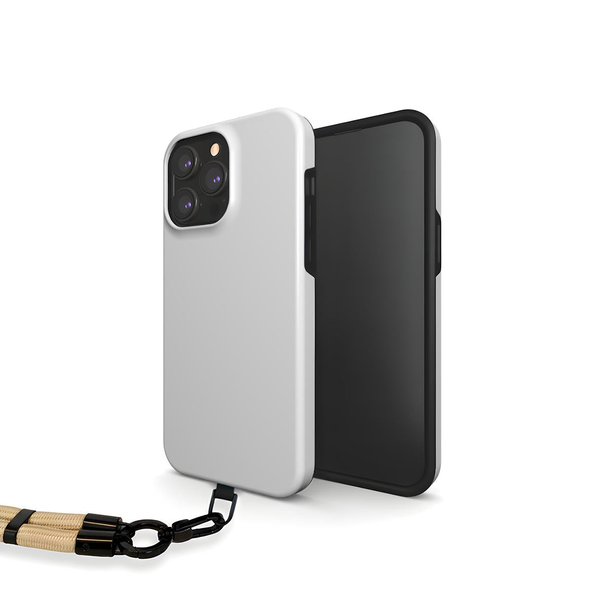 Beige Wrist Phone Strap 