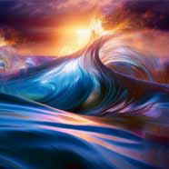 Crashing Waves - Macbook Case