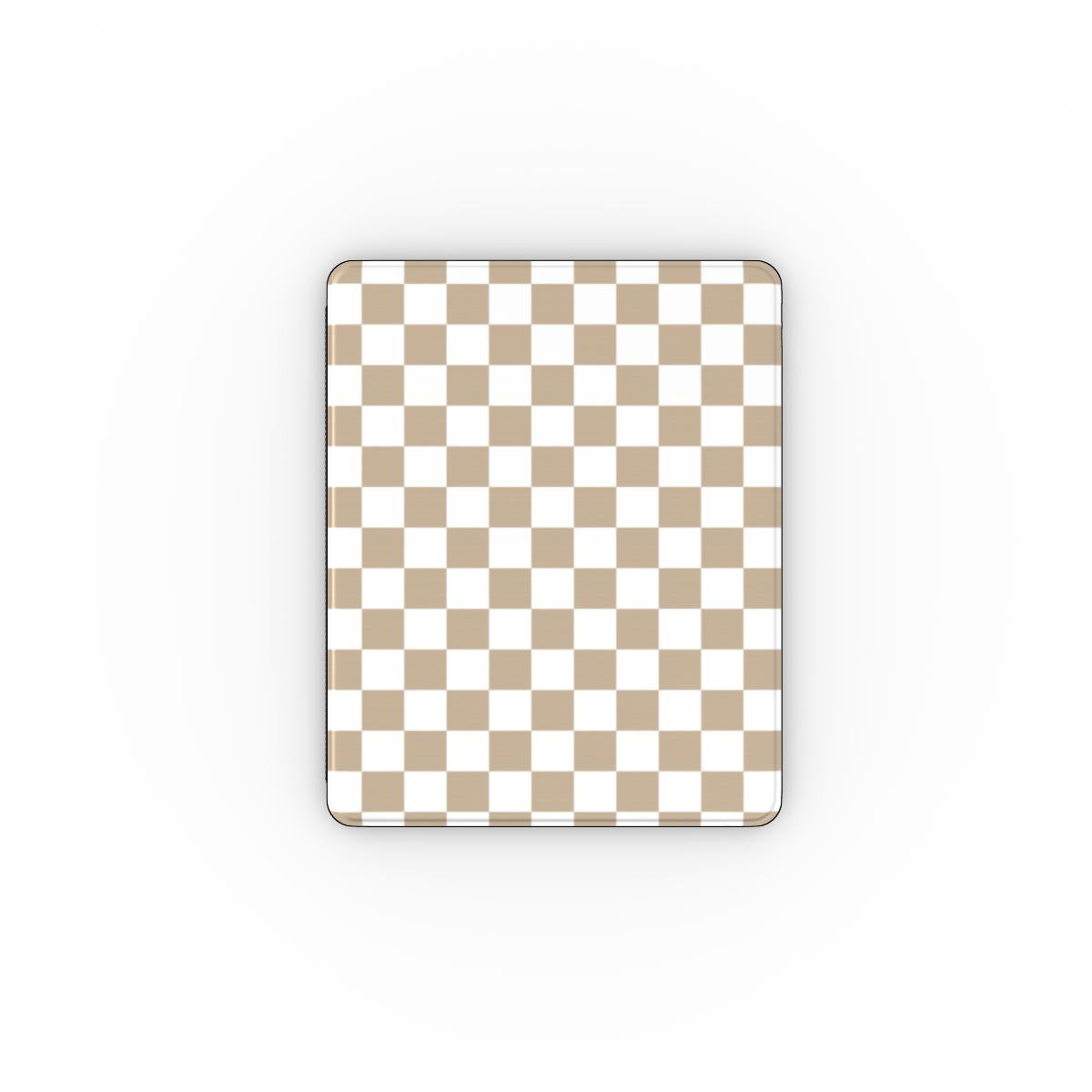 Terracotta Checks- iPad Case
